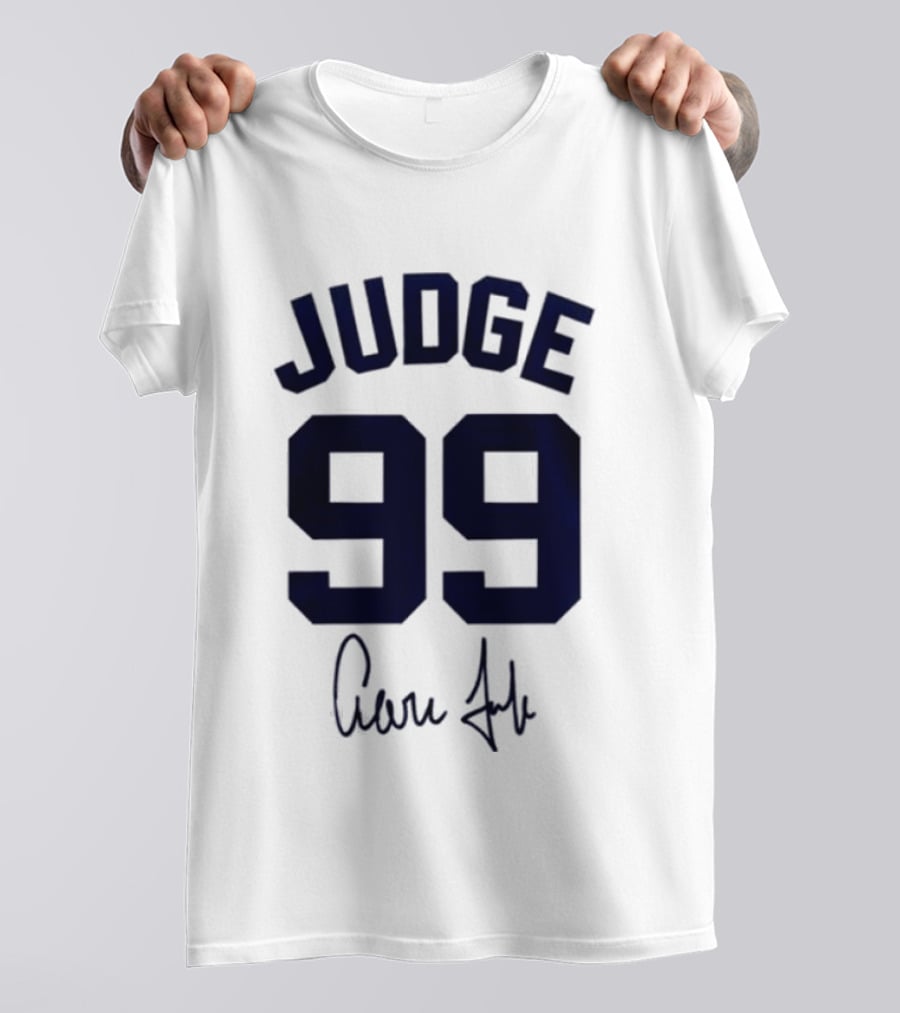 New York Yankees Judge 99 Aaron Judge Signature 2026 Welcome Back T-Shirt