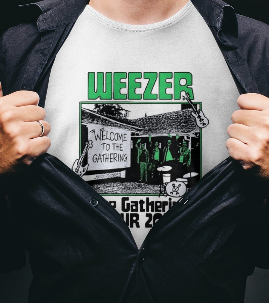 Weezer Welcome To The Gathering Tour 2026 T-Shirt