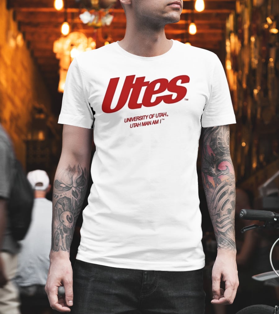 Utes University Of Utah Utah Man Am I NCAA T-Shirt
