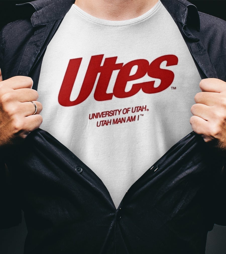 Utes University Of Utah Utah Man Am I NCAA T-Shirt