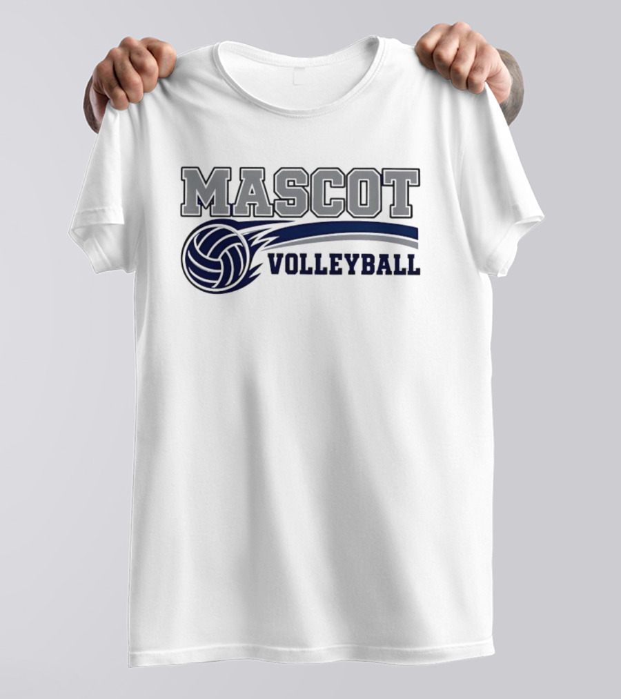 Mascot Volleyball Team Sports T-Shirt