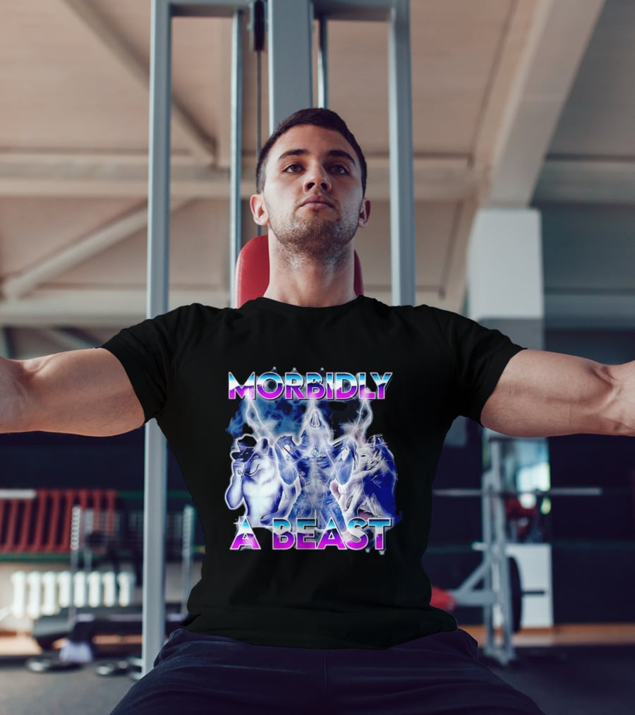 Morbidly A Beast Werewolf Aesthetic Electric Wolves T-Shirt