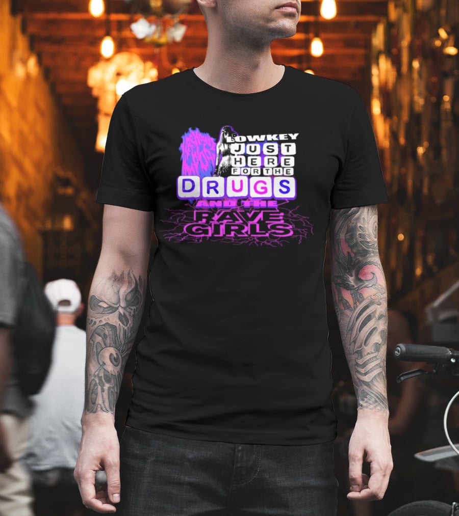 Lowkey Firehouse 666 Drugs Anti Life Rave Girls T-Shirt