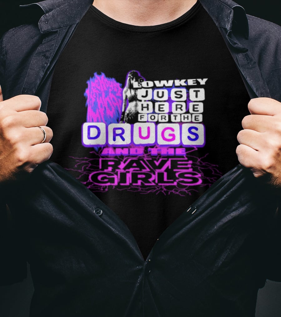 Lowkey Firehouse 666 Drugs Anti Life Rave Girls T-Shirt
