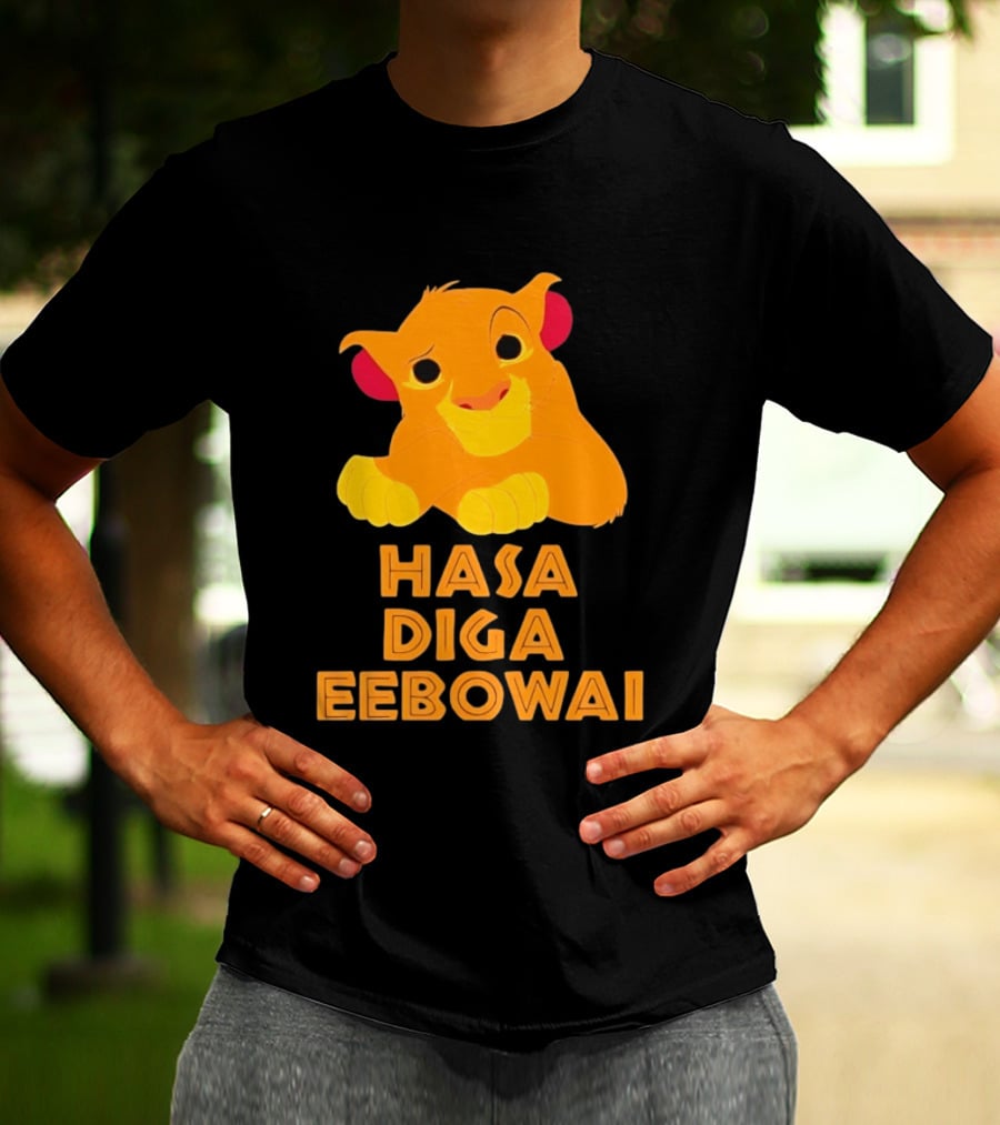 Simba Hasa Diga Eebowai Lion King Book Of Mormon T-Shirt