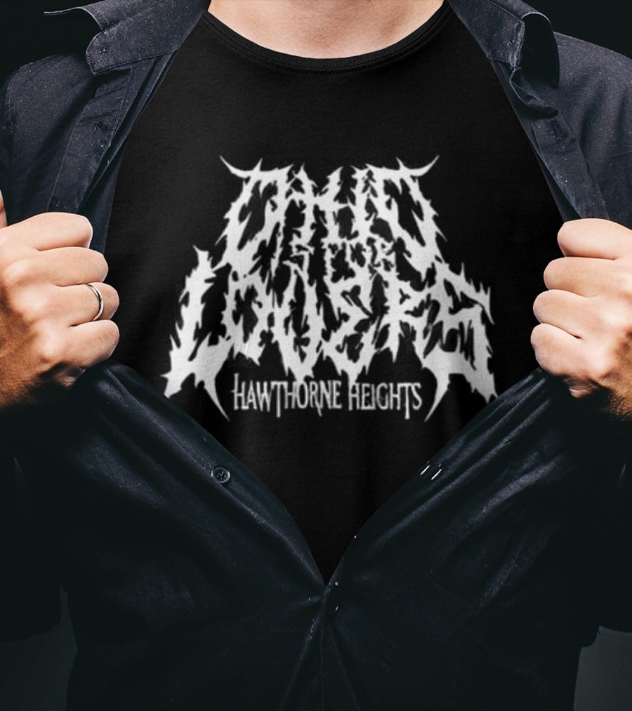 Hawthorne Heights Midwest Ohio Is For Lovers Festival Metal Band T-Shirt