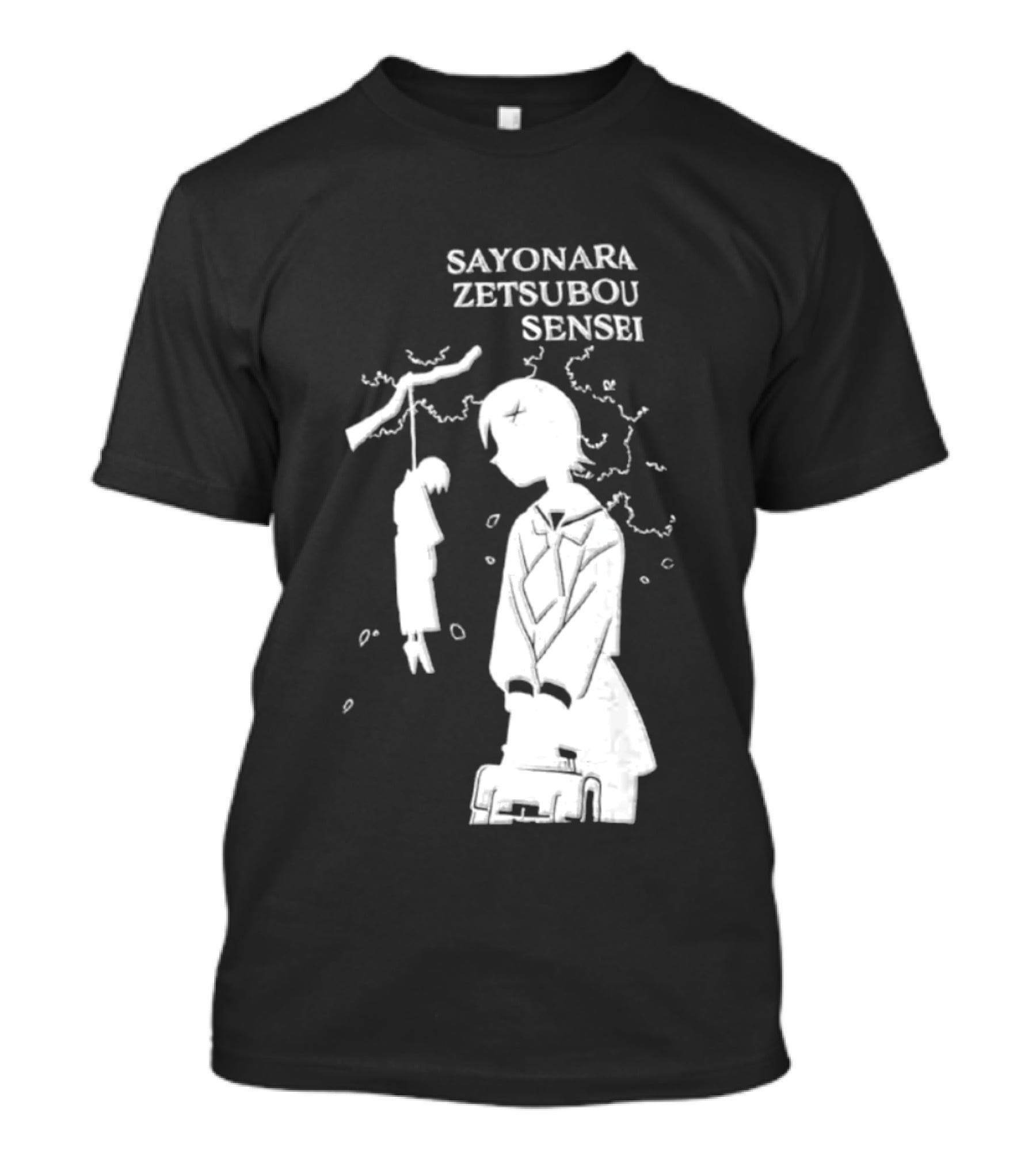 Sayonara Zetsubou Sensei Kafuka Fuura Nozomu Itoshiki T-Shirt