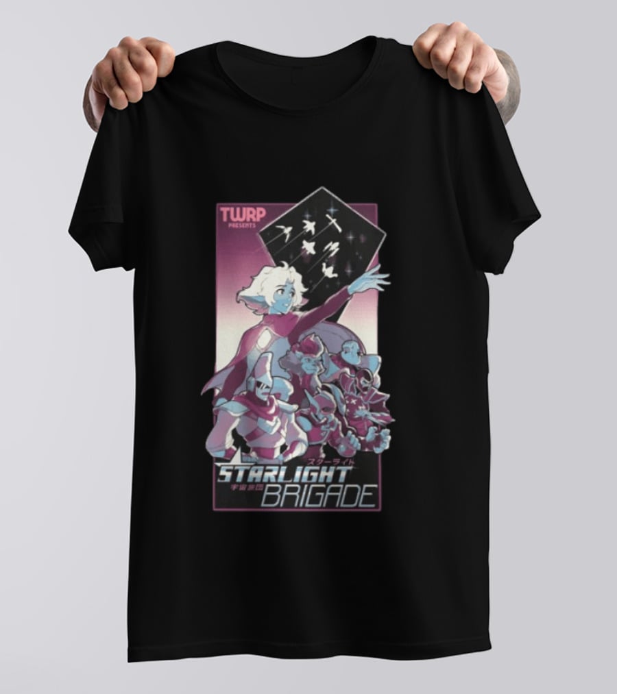 TWRP Presents Starlight Brigade Anime Style Longsleeve T-Shirt
