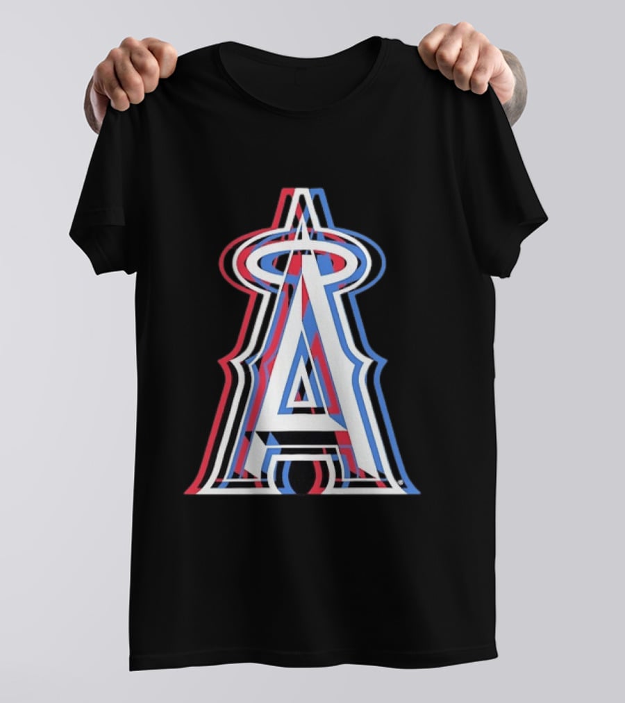 Los Angeles Angels Tri Color MLB Baseball T-Shirt