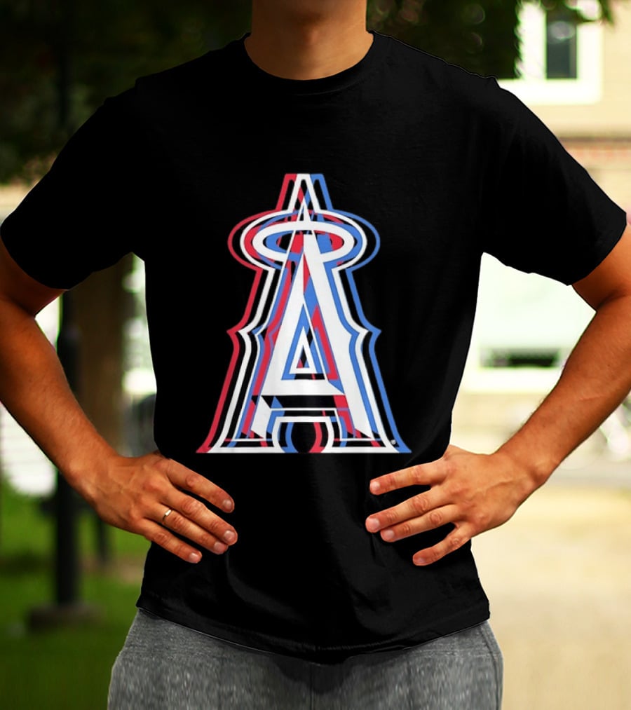 Los Angeles Angels Tri Color MLB Baseball T-Shirt