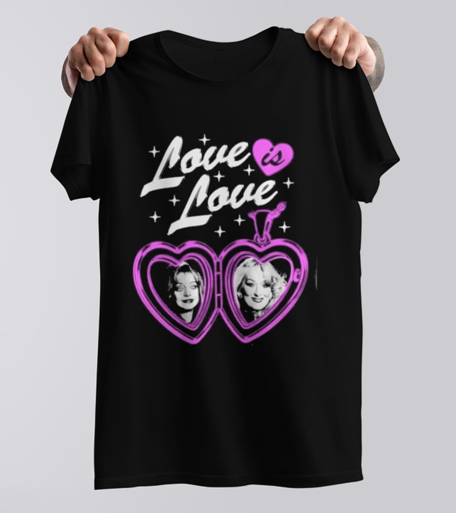 Love Is Love Madeline Helen Death Becomes Her Heart Portraits T-Shirt