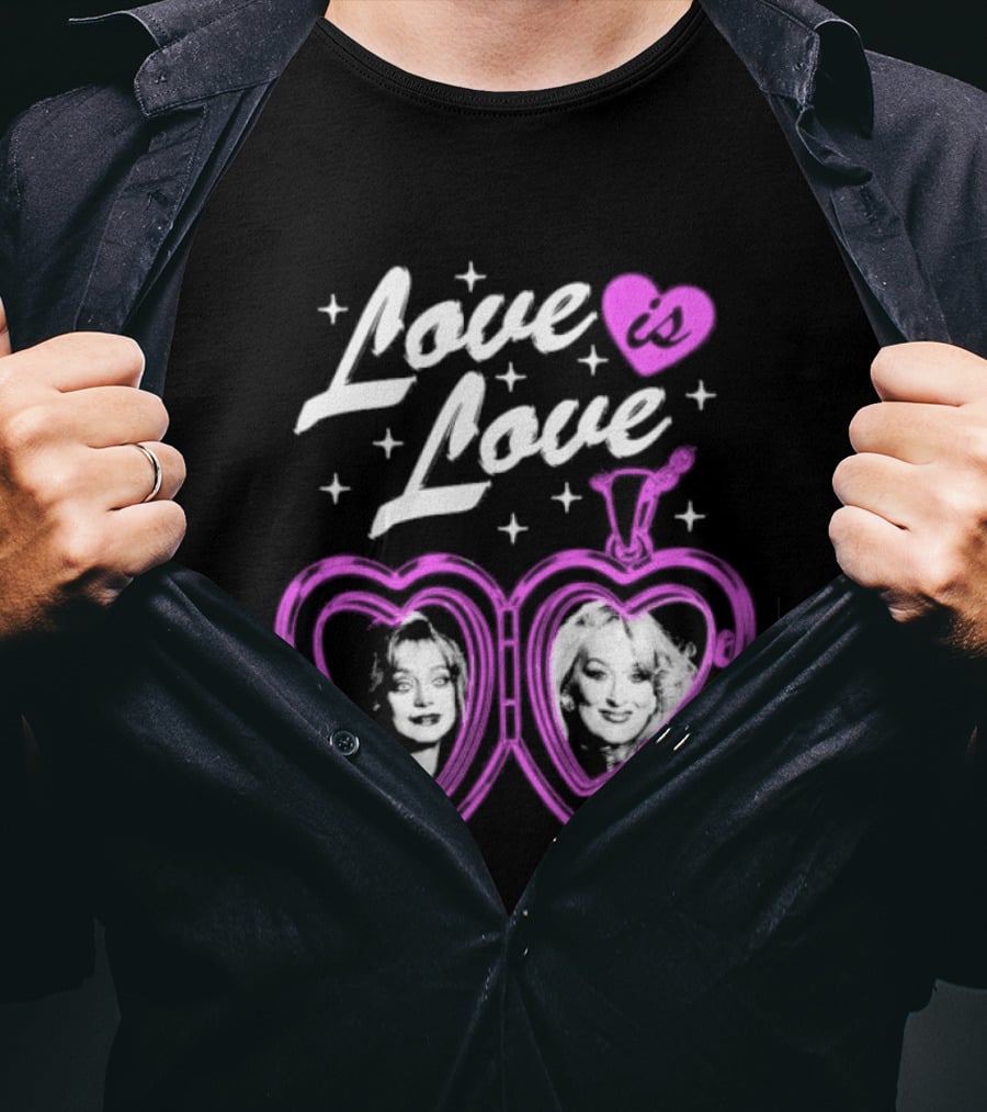Love Is Love Madeline Helen Death Becomes Her Heart Portraits T-Shirt