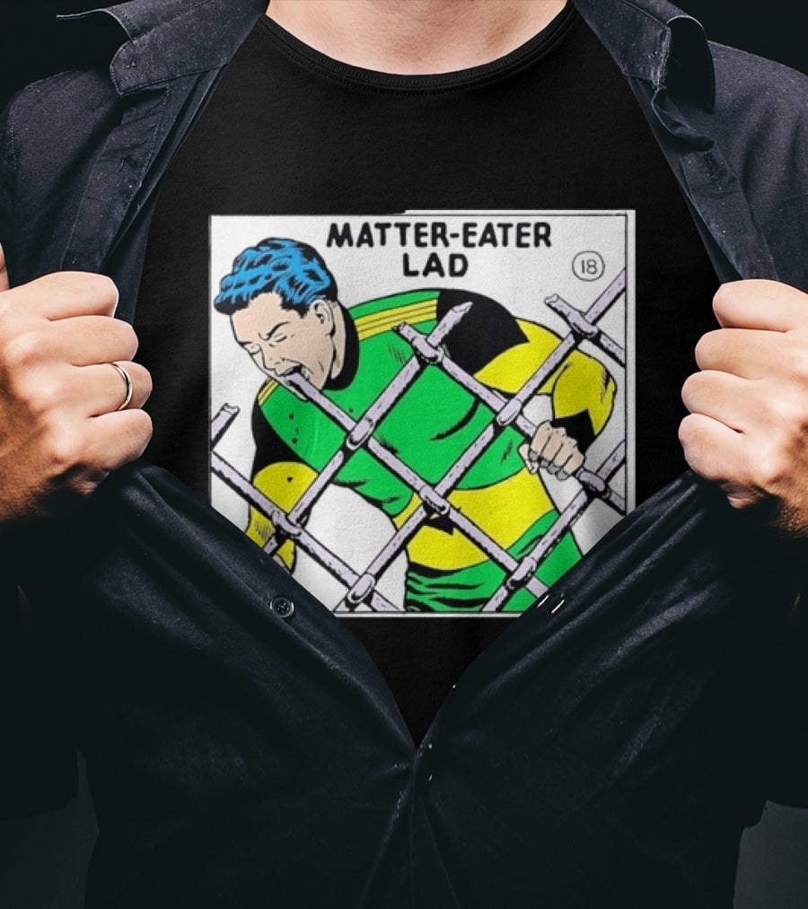 Matter Eater Lad DC Comics Retro Comic Book Panel T-Shirt