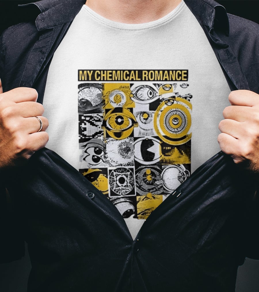 My Chemical Romance San Diego The Black Parade 2026 Petco Park Eye Collage T-Shirt