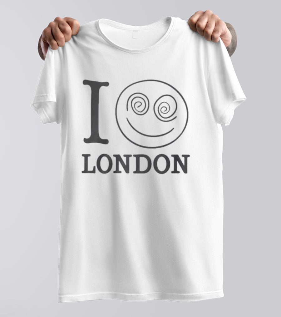 I Love London Whimsical Smile Icon 2026 T-Shirt