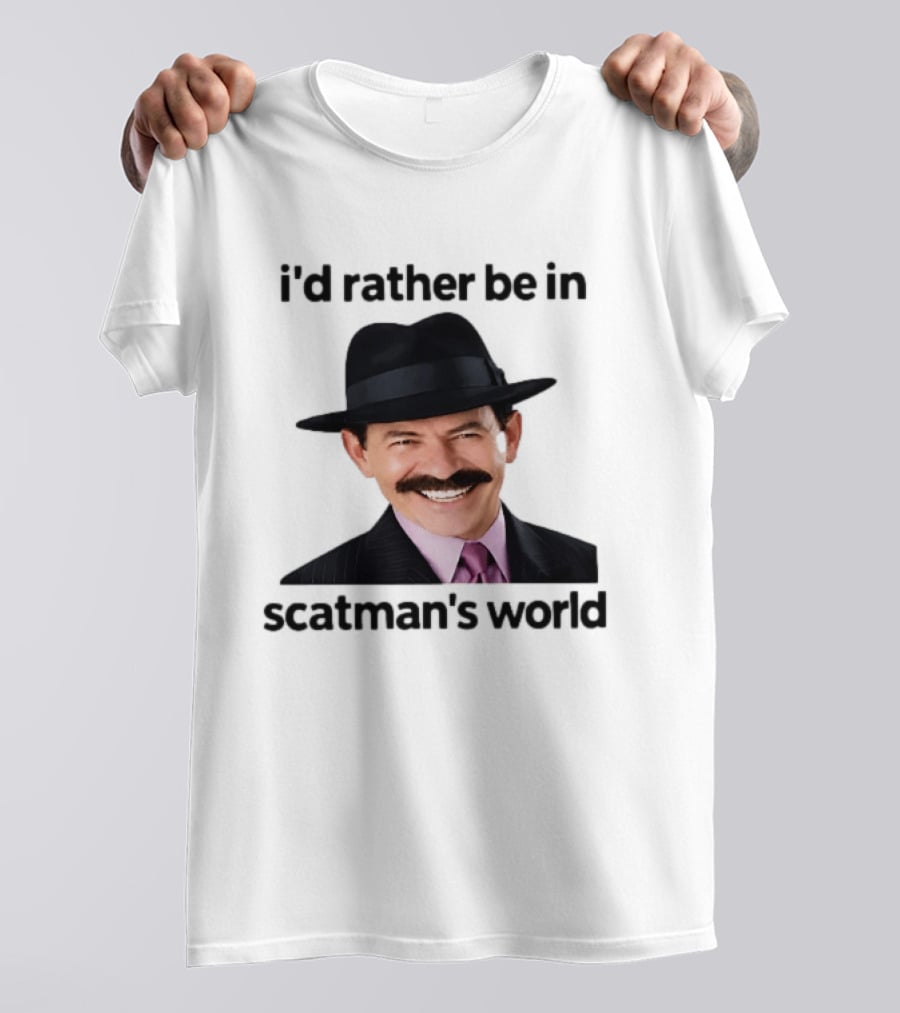 I'd Rather Be In Scatman's World Scatman John T-Shirt