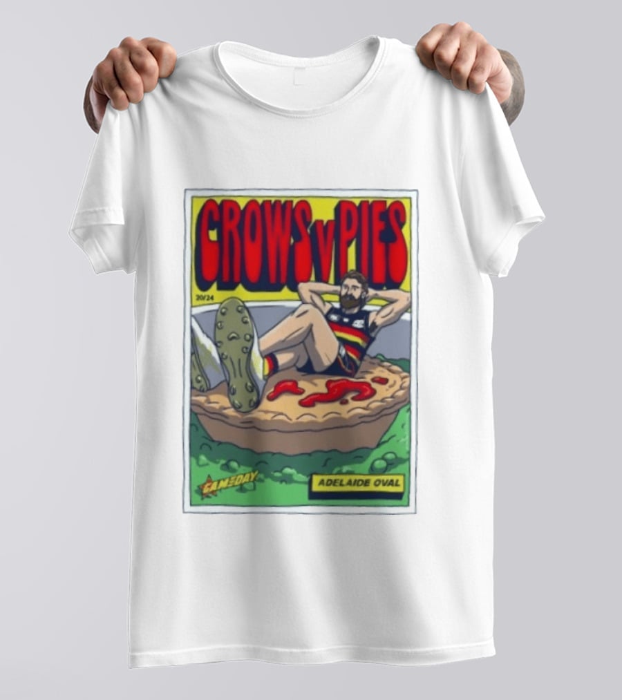 Crows V Pies Adelaide Oval Gameday 20/24 T-Shirt