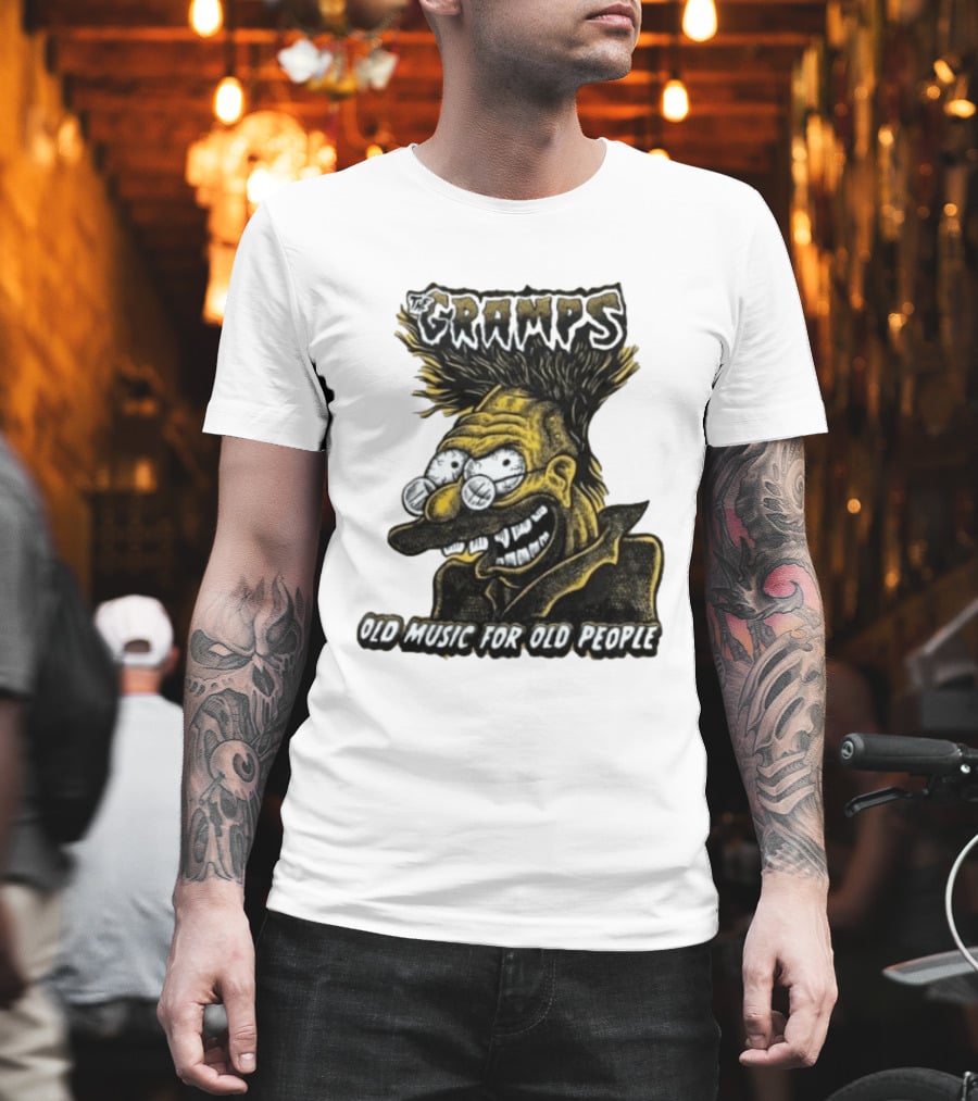 The Gramps Old Music For Old People Simpsons T-Shirt