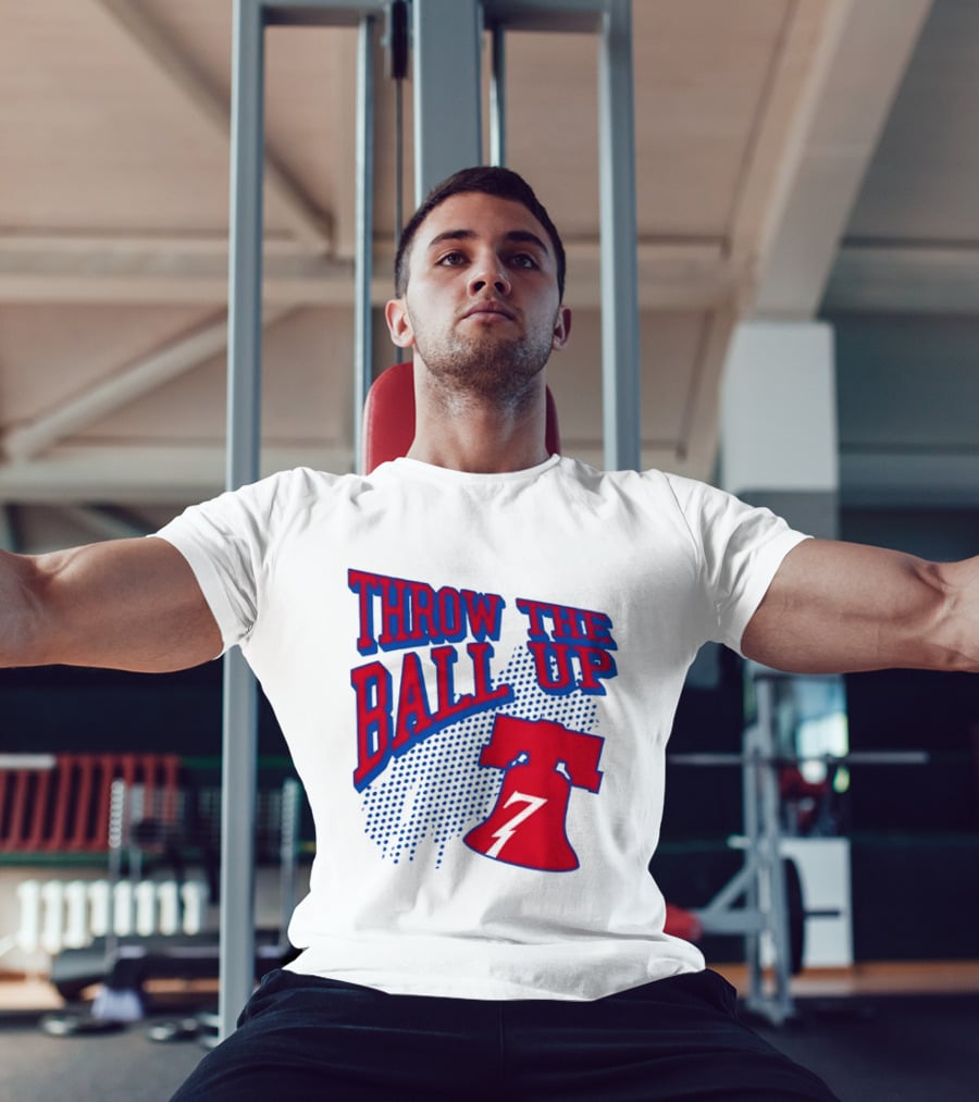 NBA Philadelphia 76ers Throw The Ball Up Liberty Bell T-Shirt