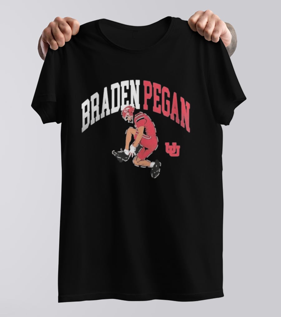 Braden Pegan Utah Utes Football Comic T-Shirt