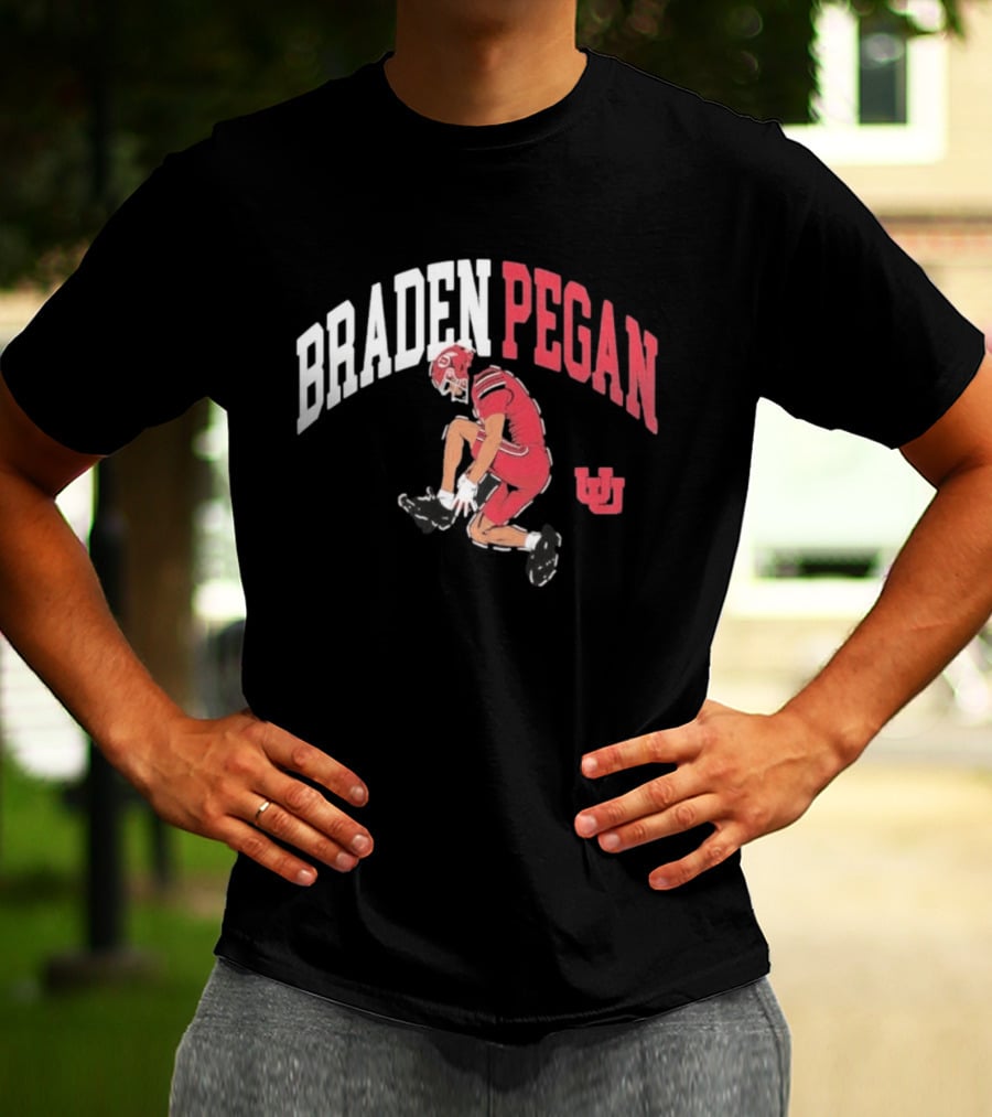 Braden Pegan Utah Utes Football Comic T-Shirt
