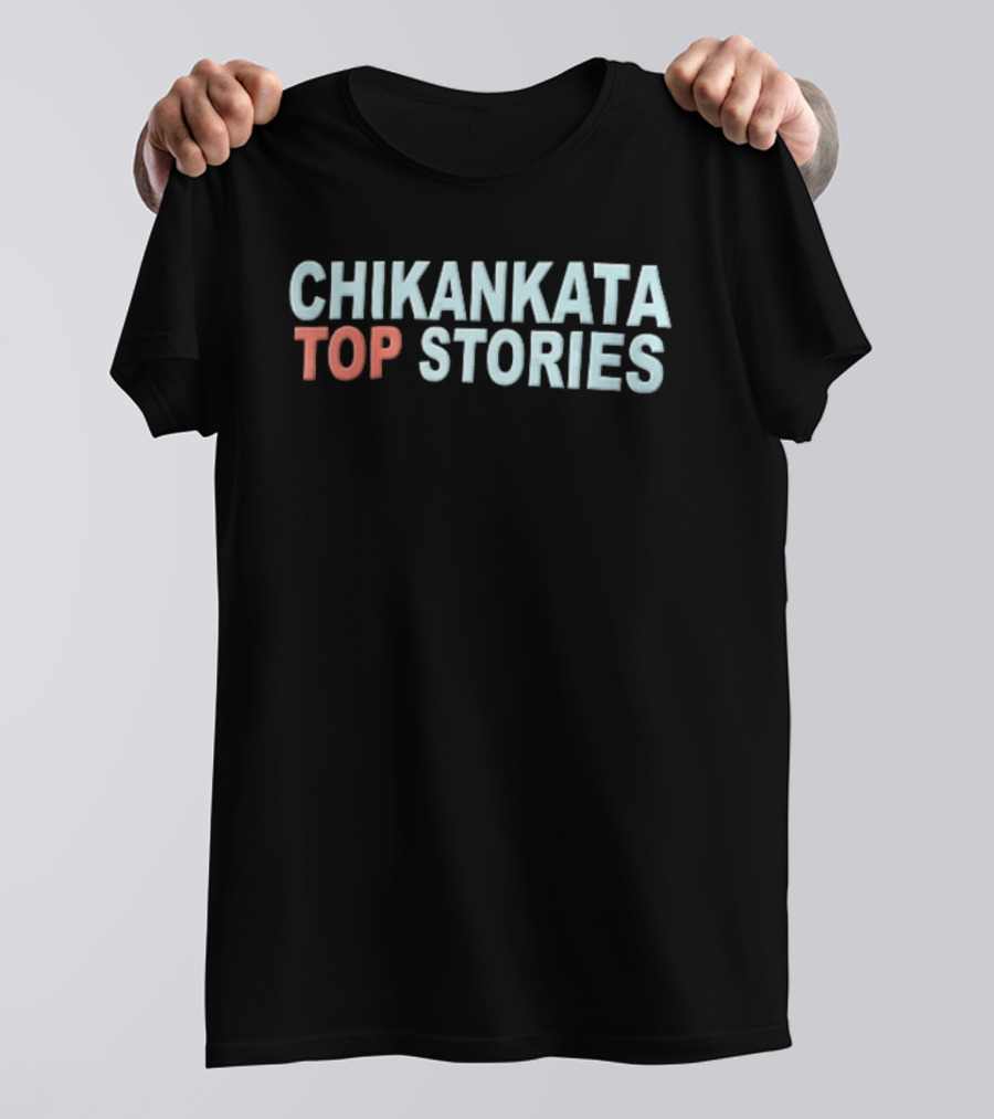 Chikankata Top Stories Two Color Vertical T-Shirt