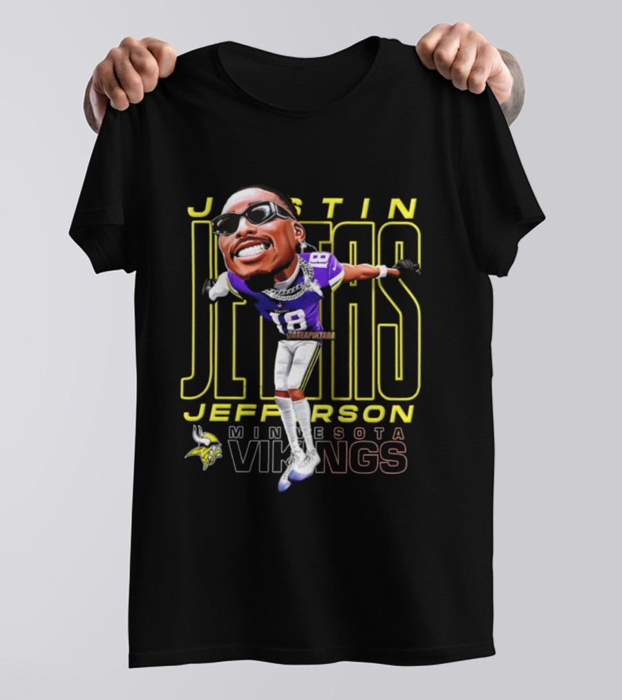 Justin Jefferson Jettas 18 Minnesota Vikings T-Shirt