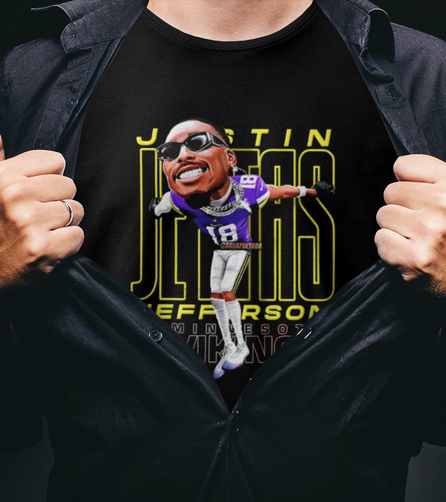 Justin Jefferson Jettas 18 Minnesota Vikings T-Shirt