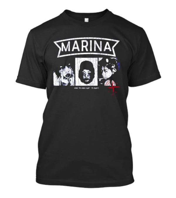 Marina Ash To Ash Dust To Dust Stone Island Distressed T-Shirt