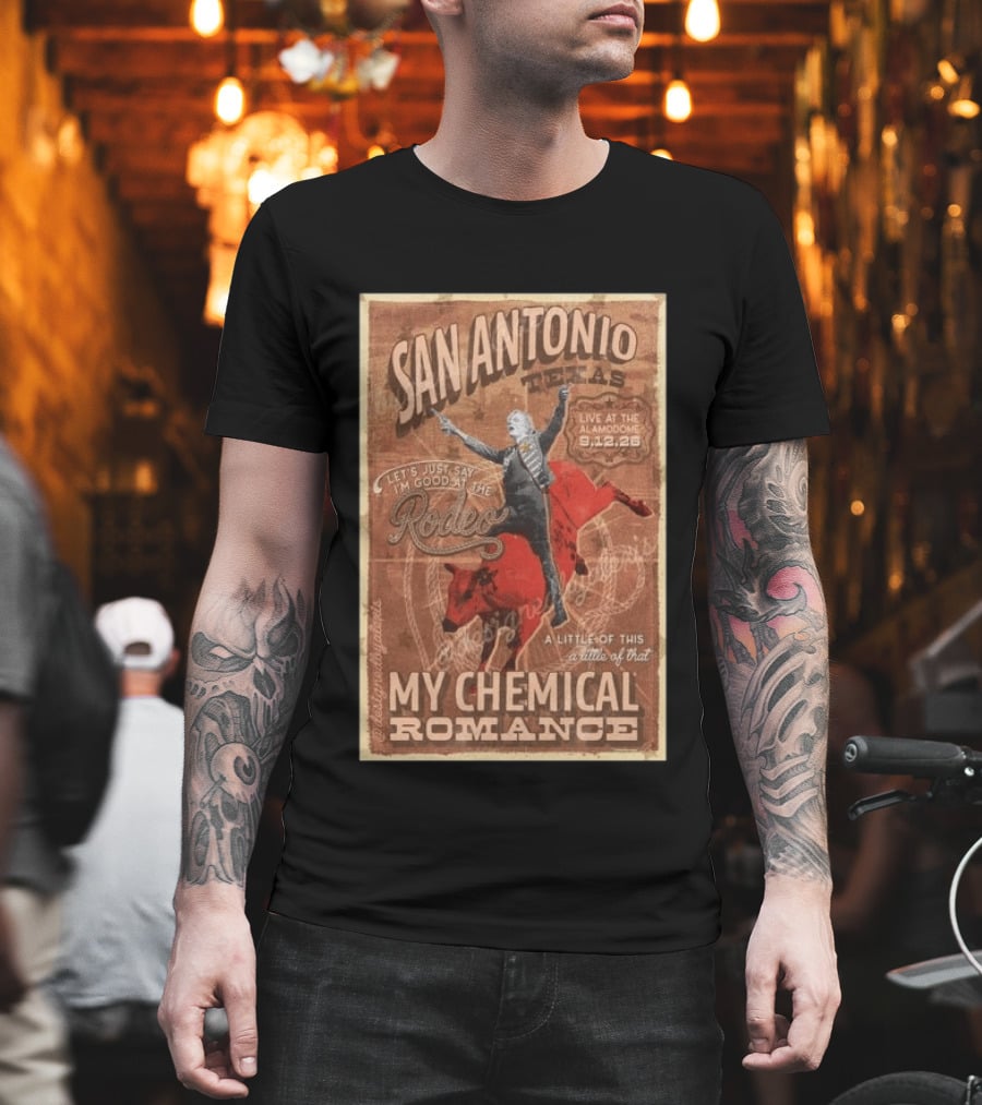 My Chemical Romance San Antonio Texas Alamodome 2026 Rodeo T-Shirt