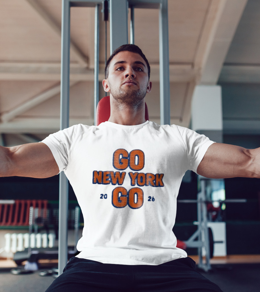 Go New York Go 2026 New York Knicks Basketball NBA Fan T-Shirt