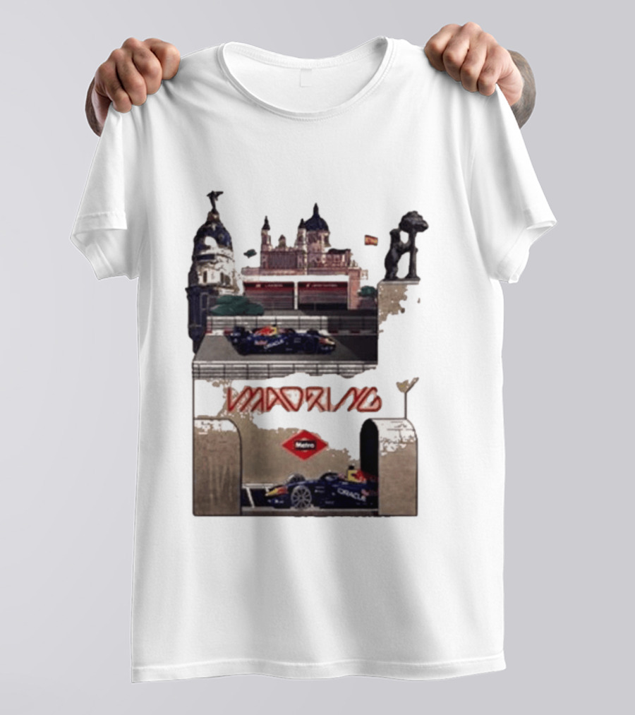 Madrid Madring Metro Formula 1 Spanish Grand Prix 2026 Red Bull Racing T-Shirt