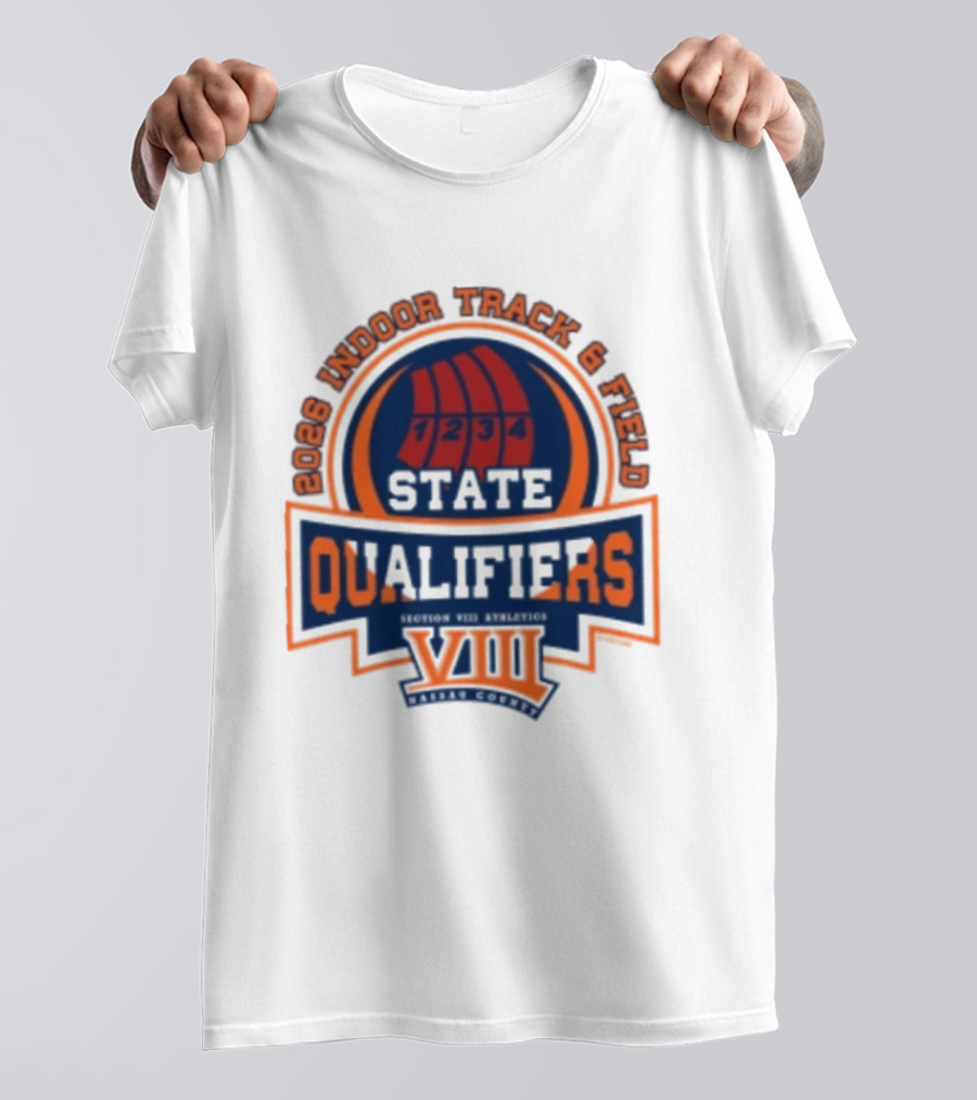 NYSPHSAA 2026 Indoor Track And Field State Qualifiers Section VIII T-Shirt