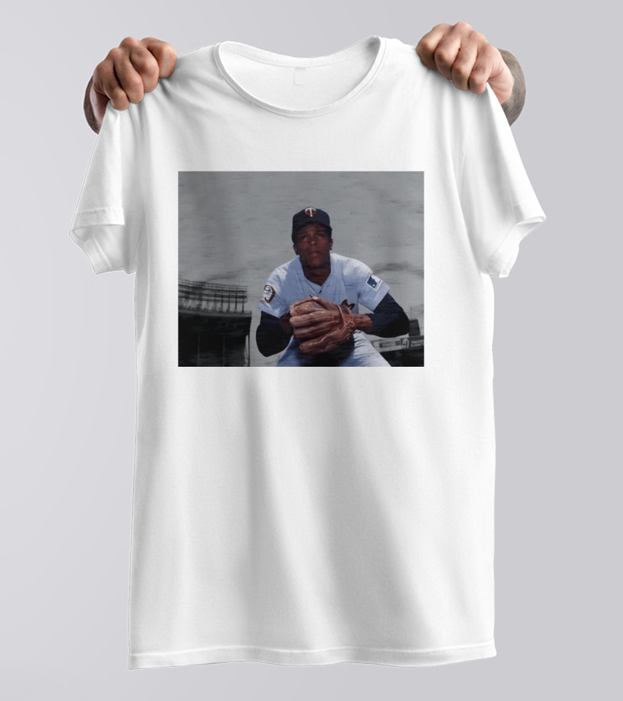 Minnesota Twins Rod Carew Baseball Memorabilia Vintage Photo Upper Deck T-Shirt