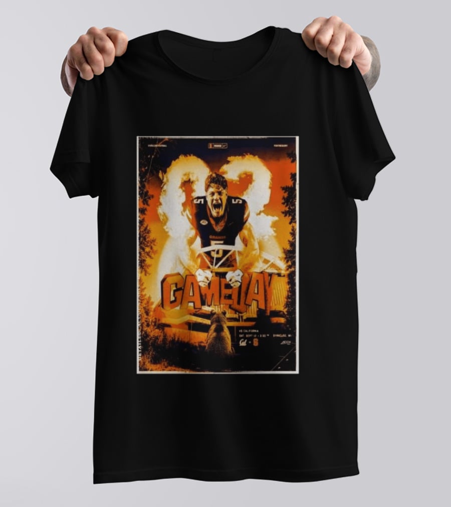 Syracuse Vs California Gameday September 12 2026 JMA Wireless Dome Syracuse NY Football T-Shirt