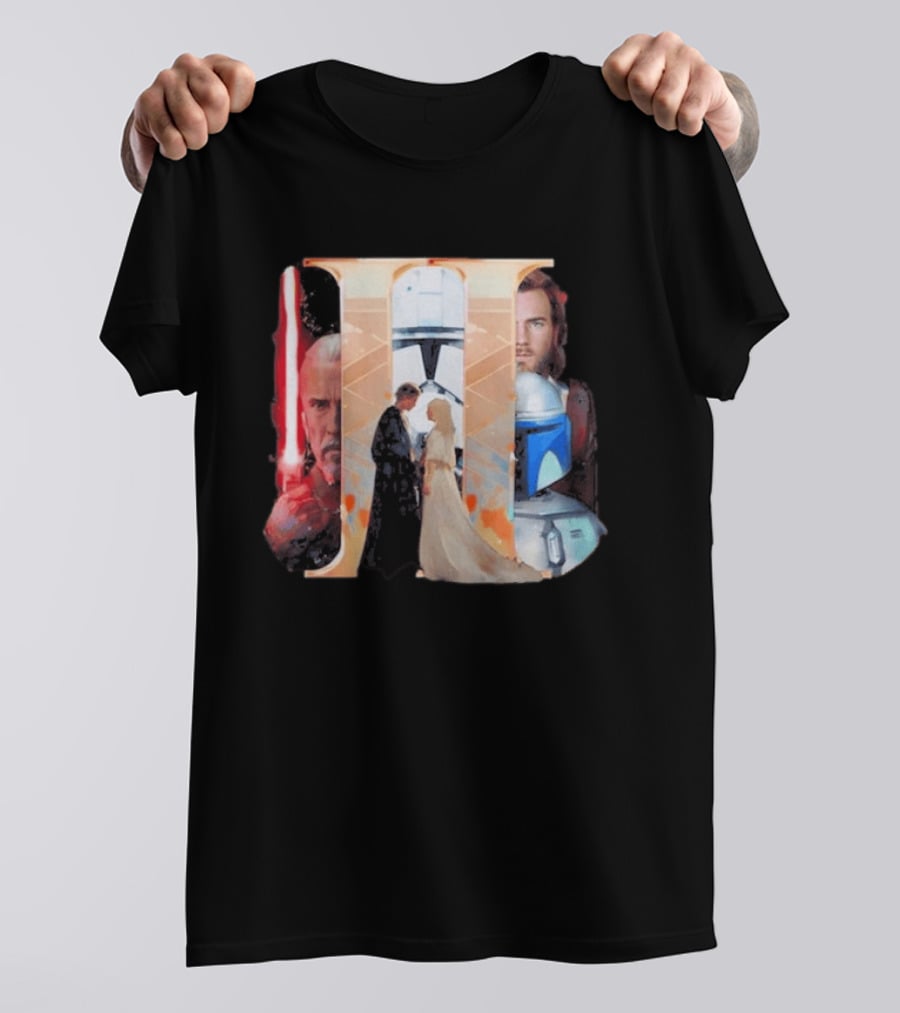 Attack Of The Clones Rebel Scum Iconic Star Wars Characters And Scenes T-Shirt