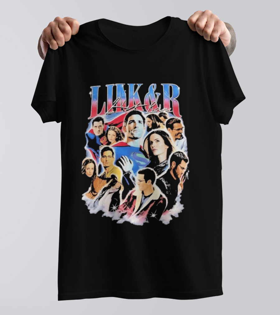 Lois&Clark Superman And Lois Lane Cape Romance T-Shirt