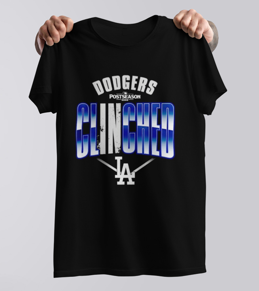 Los Angeles Dodgers Postseason Clinched 2026 LA T-Shirt