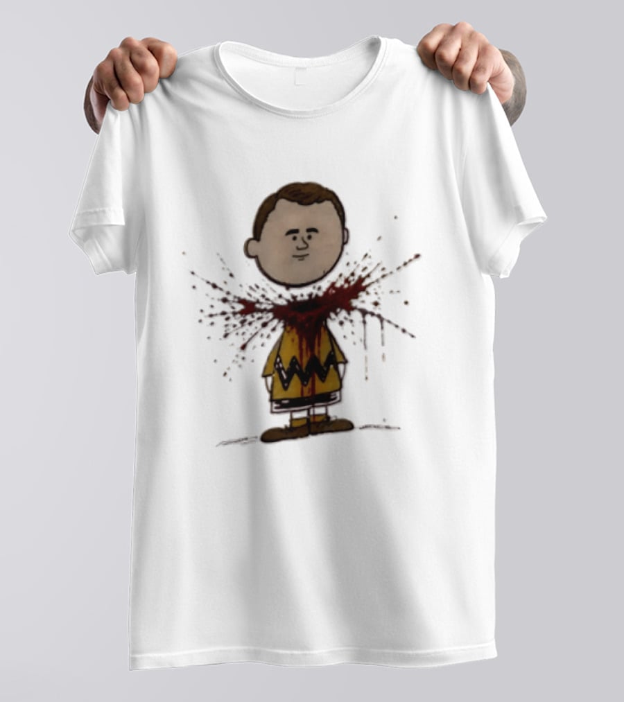 Charlie Brown Decapitated Bootleg Peanuts Scene T-Shirt