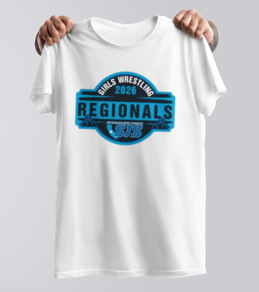 CIF SJS 2026 Girls Wrestling Regionals Championship Event T-Shirt