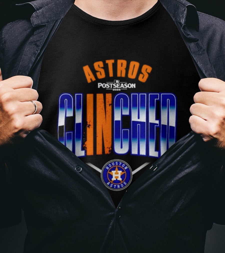 Houston Astros Postseason Clinched 2026 T-Shirt