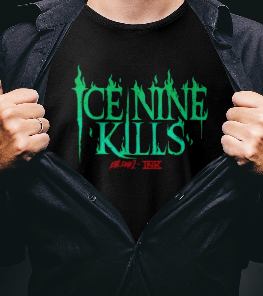 Ice Nine Kills Evil Dead 2 INK Collaboration Metalcore T-Shirt