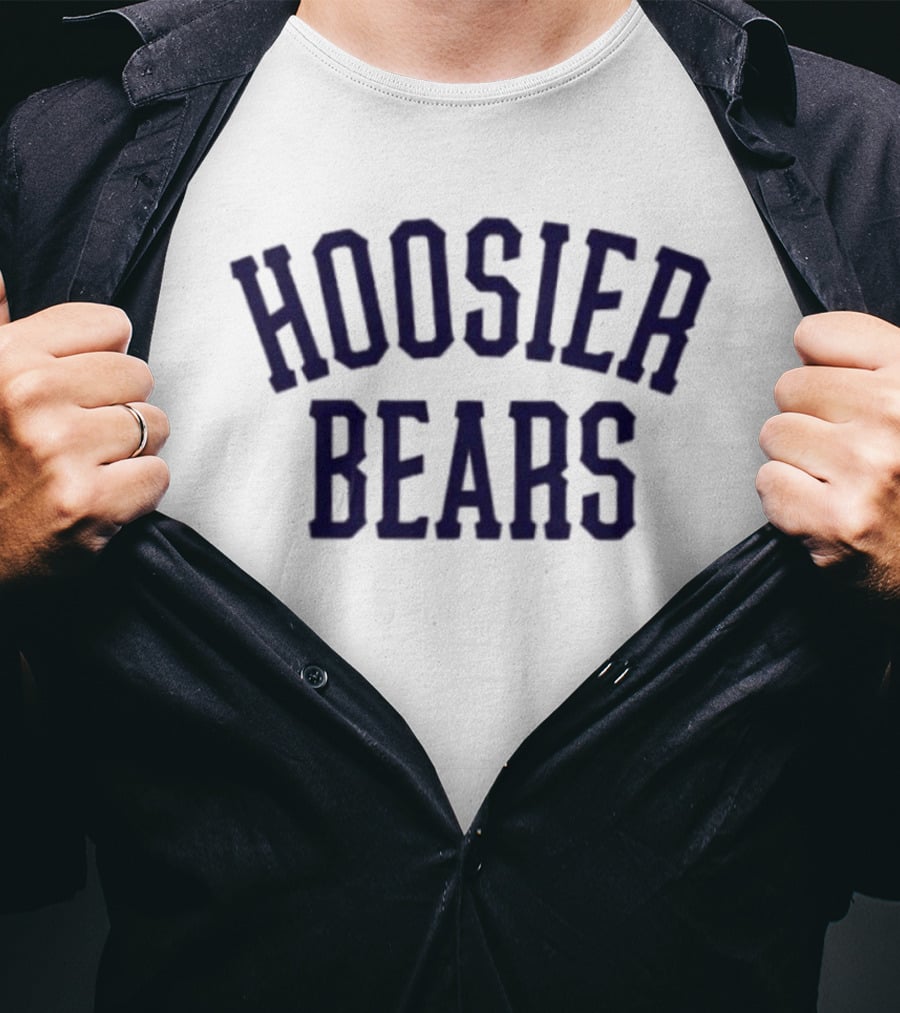 Hoosier Bears Indiana College Sports Team Fan T-Shirt