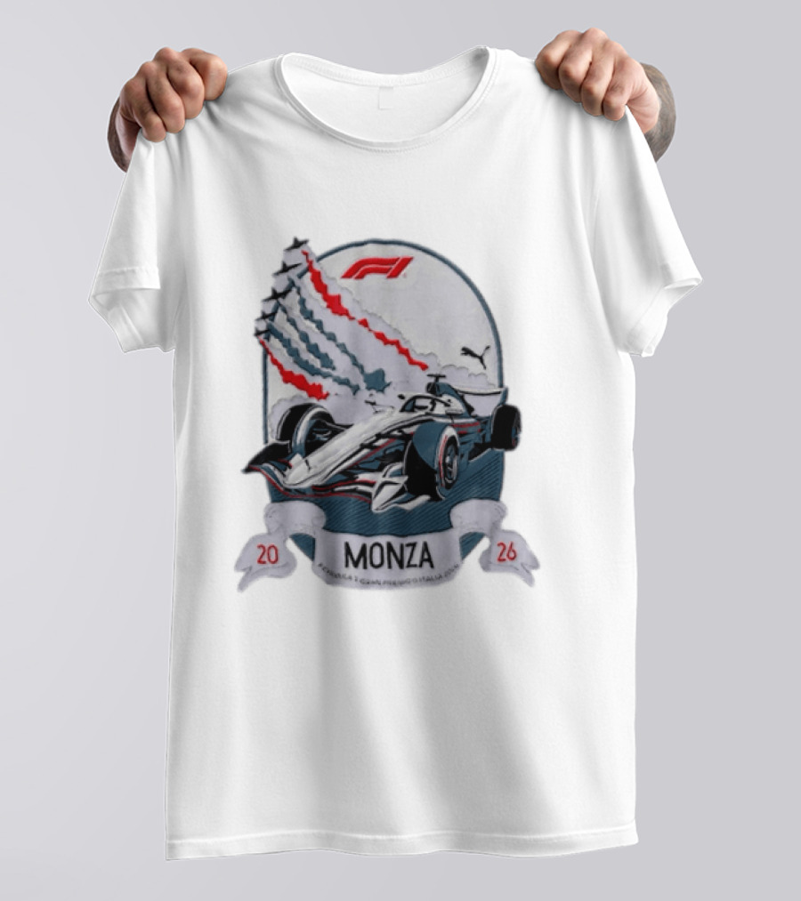 F1 Monza 2026 Italian Grand Prix Puma Racing Car T-Shirt
