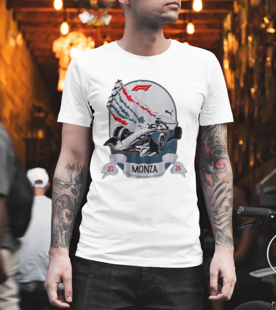 F1 Monza 2026 Italian Grand Prix Puma Racing Car T-Shirt