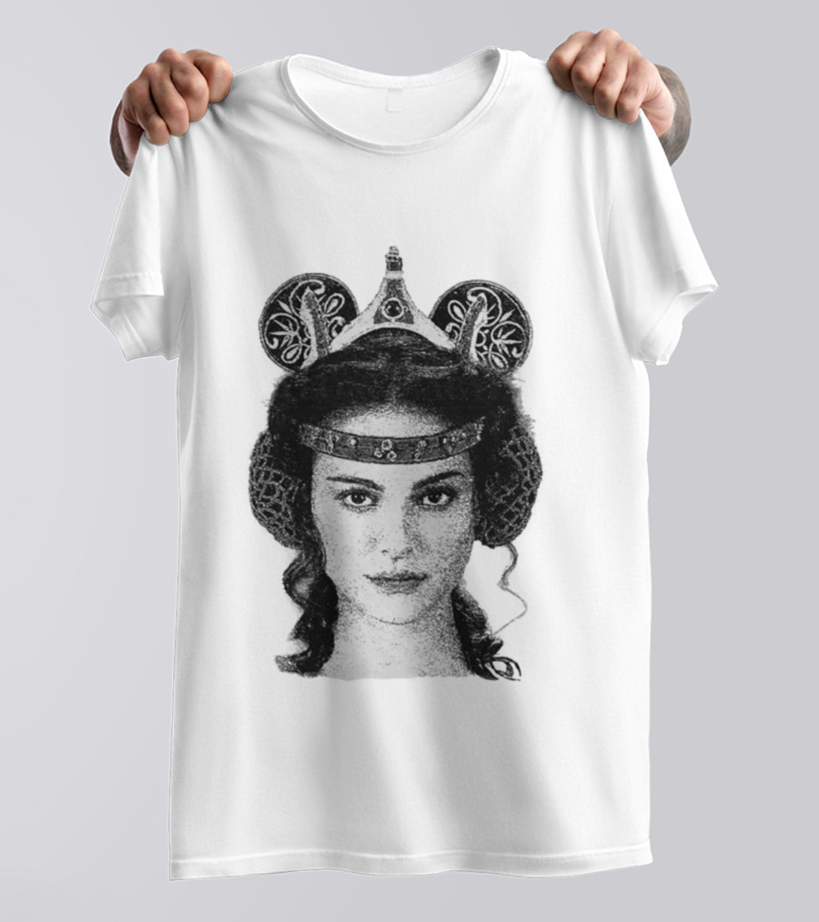 Queen Amidala Oversized Disney Mickey Ears T-Shirt