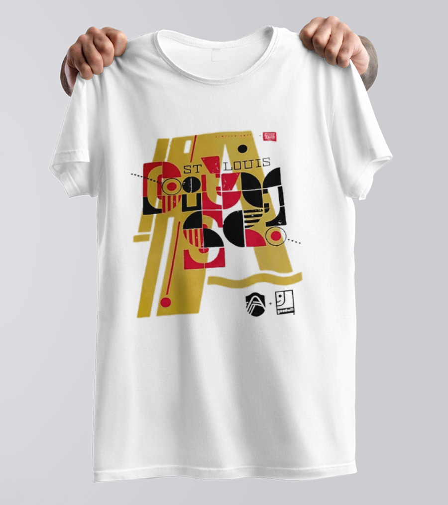 St Louis Football Limited Edition Goodwill Geometric Abstract 91 T-Shirt