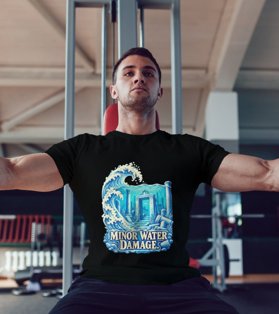 Minor Water Damage Ancient Architecture Underwater Ruins T-Shirt