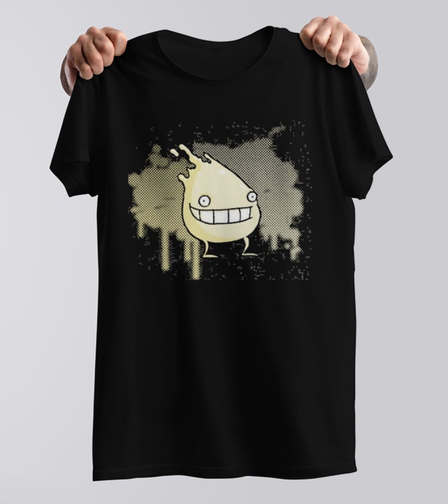 I'm Telling Smiling Blob With Wide Grin And Paint Splash T-Shirt
