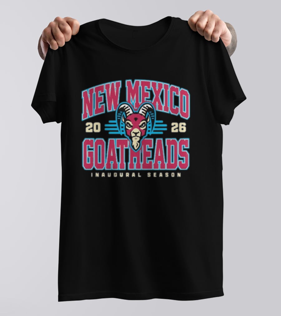 New Mexico Goatheads 2026 Inaugural Season Hockey T-Shirt
